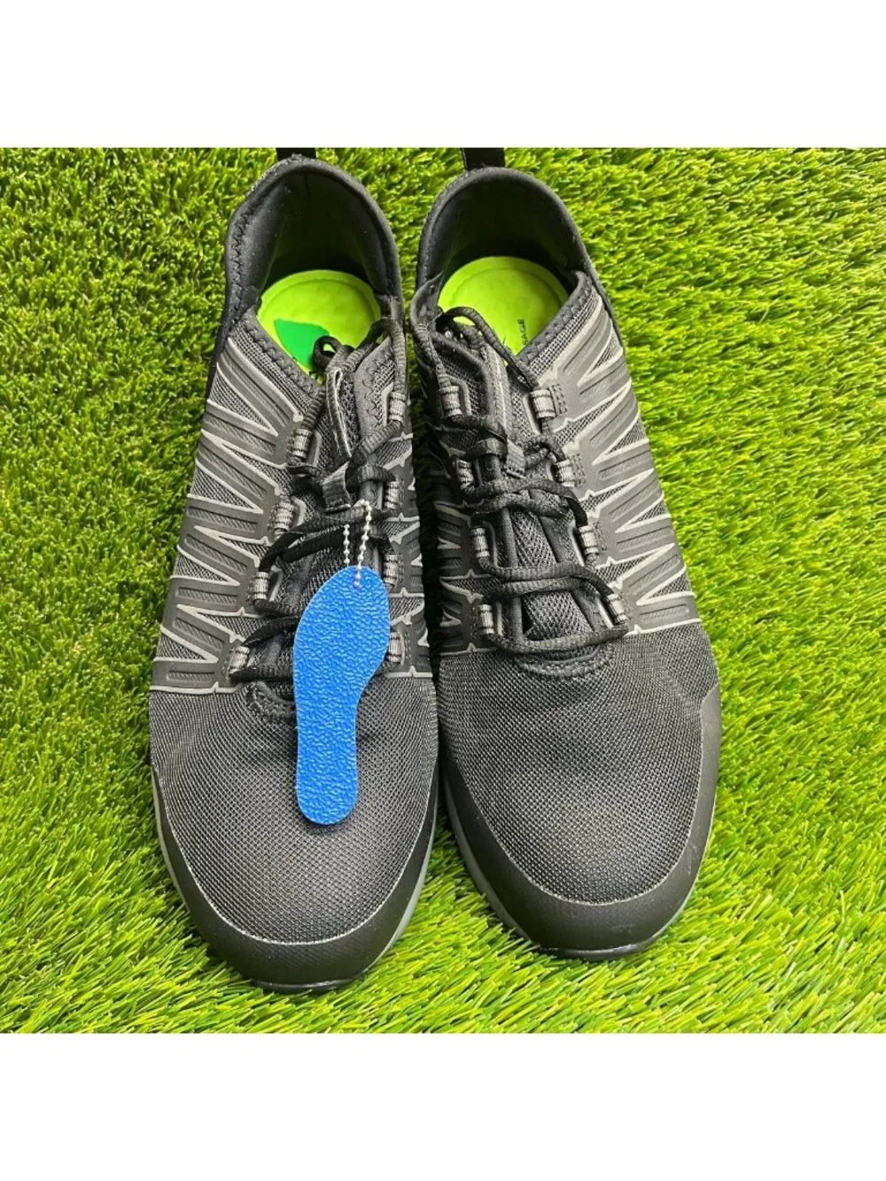 Reebok Astroride Mens Size 10.5 4E Black Steel Toe Safety Work Shoes Sneakers